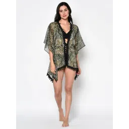 Da Intimo Green Printed Swim Dress-picture-47