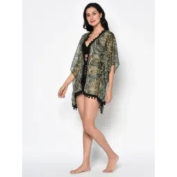 Da Intimo Green Printed Swim Dress image 3