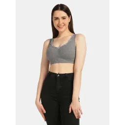 Da Intimo Grey Full Coverage Bralette-picture-15