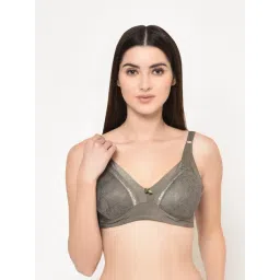 Da Intimo Grey Non Wired Non Padded Full Coverage Bra-picture-31