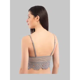 Da Intimo Grey Non Wired Padded Bralette Bra-picture-21