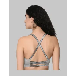 Da Intimo Grey Non Wired Padded Bralette Bra-picture-44