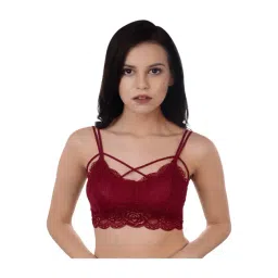 Da Intimo Maroon Padded Non-Wired Bralette-picture-32