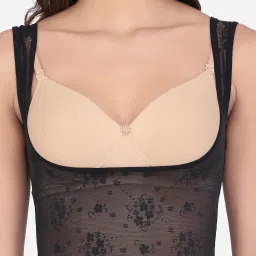Da Intimo Net Camisole Shapewear - Black image 5