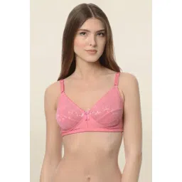 Da Intimo Pink Non Wired Non Padded Bra-picture-26