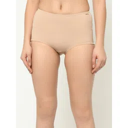 Da Intimo Women Beige Solid Seamless Medium Control Panty Shaper DIA-186-picture-26