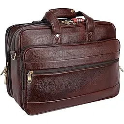 da leather villa LV leather Laptop Messenger And Shoulder Bags For Men Made In Genuine leather, Brown-picture-22