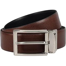 da milano Brown Reversible Leather Belt for Men (3207D-35R-OL)-picture-47