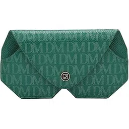 da milano Genuine Leather Green Spectacle Case (10031B)-picture-17