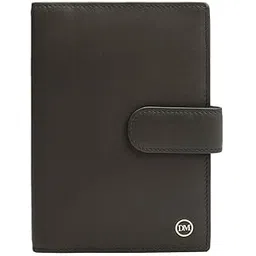 da milano Genuine Leather Green Unisex Passport Case (10038)-picture-11