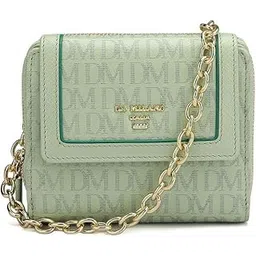 da milano Genuine Leather Green Women Sling Wallet (10230A)-picture-20