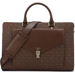 da milano Leather Laptop Bag for Men & for Women - Fits Upto 15" Laptop-picture-24