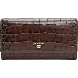 da milano Leather Wallet for Women - Brown (10017H)-picture-39