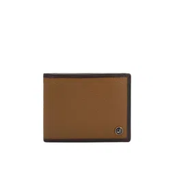 Da Milano Men Abstract Leather Two Fold Wallet-image-17
