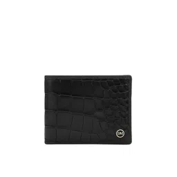 Da Milano Men Geometric Textured Leather Two Fold Wallet-image-48