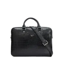 da milano Men Leather Padded Laptop Bag-picture-53