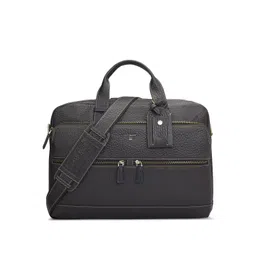 Da Milano Men Textured Leather Laptop Bag-picture-21