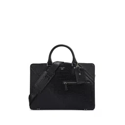 Da Milano Men Textured Leather Laptop Bag-picture-23