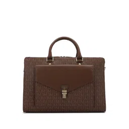 Da Milano Men Textured Leather Laptop Bag-picture-26