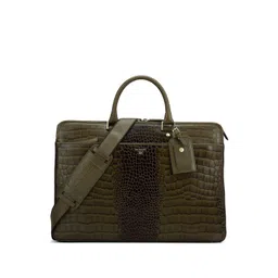 Da Milano Men Textured Leather Laptop Bag-picture-29