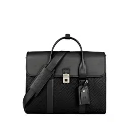 Da Milano Men Textured Leather Laptop Bag-picture-25