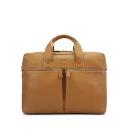 Da Milano Men Textured Leather Laptop Bag image 1