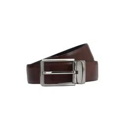 Da Milano Men Textured Leather Reversible Belt-image-31
