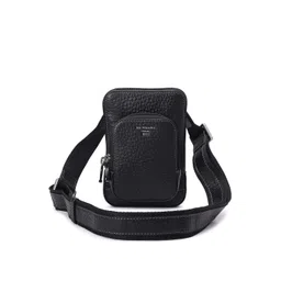 Da Milano Men Textured Messenger Bag-picture-30