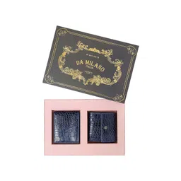 Da Milano Unisex Textured Leather Accessory Gift Set-picture-27