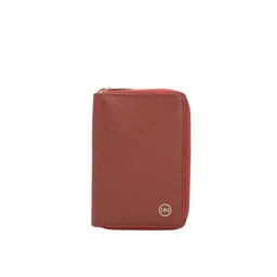 Da Milano Unisex Textured Leather Card Holder-picture-18