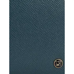 Da Milano Unisex Textured Leather Card Holder image 3