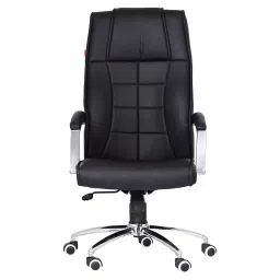 Da URBAN Godwin Black High Back Revolving Leatherette Ergonomic Home & Office Executive Chair-picture-44