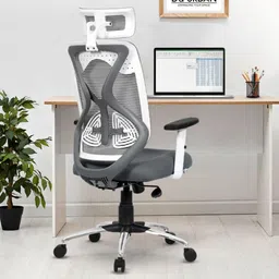 da urban Merlion Grey-Z High Back Ergonomic Mesh Office Chair Mesh Office Executive Chair-picture-21