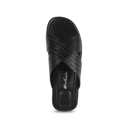 Da Vinchi by Metro Black Cross Strap Sandals image 4