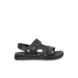 Da Vinchi by Metro Men's Black Sling Back Sandals-picture-35