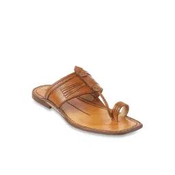 Da Vinchi by Metro Men's Tan Toe Ring Sandals-picture-15