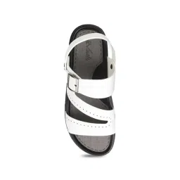 Da Vinchi by Metro Men's White Back Strap Sandals image 3