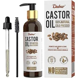 Dabur Castor Oil - 200ml | 100% Natural Cold Pressed Oil | Promotes Hair Growth, Hydrates Skin & Reduces Wrinkles | No Mineral Oil & Silicones-picture-17