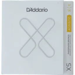 d'addario Acoustic XS Phosphor Bronze Coated Acoustic Guitar Strings - 12-56 Light Guitar String-picture-27