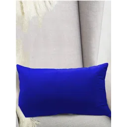 DADDY COOL Blue Fibre Filled Faux Velvet Ultra Soft Sleep Pillow-picture-14