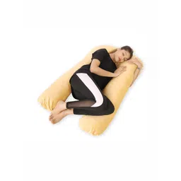 DADDY COOL Gold-Toned Fibre Filled Faux Velvet Lightweight Maternity Pillow-picture-11