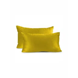DADDY COOL Gold-Toned Set of 2 Fibre Filled Faux Velvet Ultra Soft Sleep Pillow-picture-33