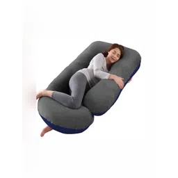 DADDY COOL Grey & Navy Blue Fibre Filled Lightweight Maternity Pillow-picture-16