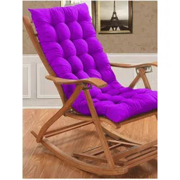 DADDY COOL Purple Rectangle Cotton Filled Rocking Chair Cushion-picture-42