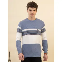 Dadu Dayal Men Colourblocked Woollen Pullover-picture-40