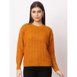 Dadu Dayal Women Striped Woollen Pullover-picture-24