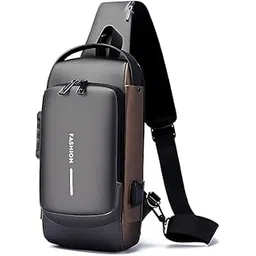daesyn deal "Men's Crossbody Sling Bag with USB Charging Port - Stylish and Functional Shoulder Backpack for On-the-Go Charging-picture-23
