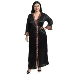 dailnight 4ps set Women nightwear in Animal print with lingerie set for womrn bre and panty set 4ps set image 3