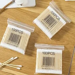 DAILY VRK 600 Eco-Friendly Wooden Cotton Swabs, 600 Buds, 100% Pure Cotton, for Ear Cleaning, Baby Care, Art & Craft ANd Multi Purpose-picture-10