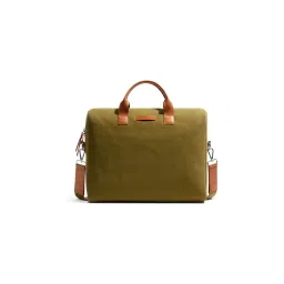 DailyObjects Olive Green City Compact Fleet Laptop Messenger Bag for Upto 14 Inch Laptop-Macbook-picture-21